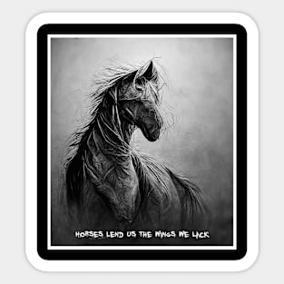 horses wings Sticker